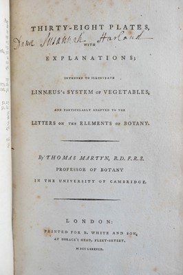 Lot 43 - (Botany) Thomas Martyn