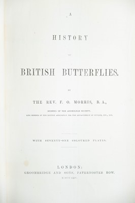 Lot 42 - (Lepidopterology) F. O. Morris