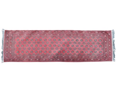Lot 462 - An Afghan wool runner.