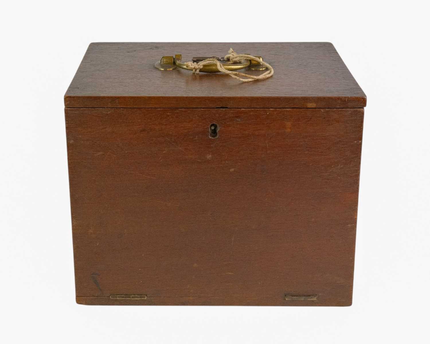 Lot 120 - An oak collector's cabinet.
