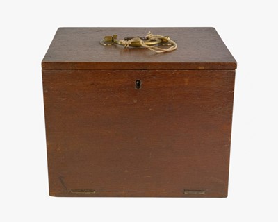 Lot 120 - An oak collector's cabinet.