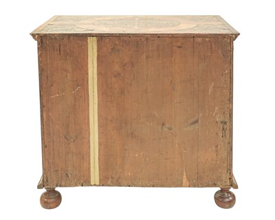 Lot A William and Mary seaweed marquetry inlaid chest.