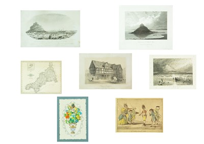 Lot 316 - A group of prints and engravings.