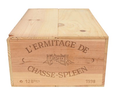 Lot 374 - L'Ermitage De Chasse-Spleen 1998.