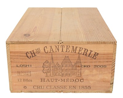 Lot 375 - Chateau Cantemerle Haut-Medoc 2005.
