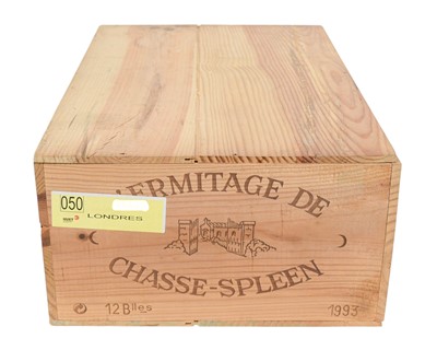 Lot 362 - L'Ermitage De Chasse-Spleen 1993.