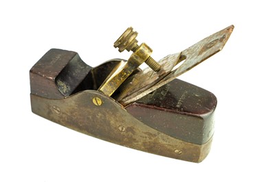 Lot 37 - A gun metal and steel smoothing plane.