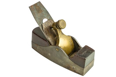 Lot 37 - A gun metal and steel smoothing plane.