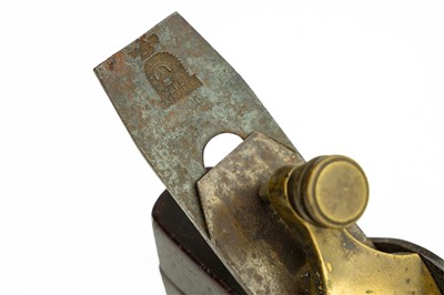 Lot 37 - A gun metal and steel smoothing plane.