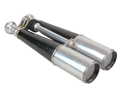 Lot 136 - A pair of Ross, London aluminium and leather marine binoculars.
