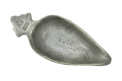 Lot 94 - A cast metal alms dish, tin alloy.
