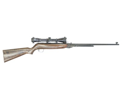 Lot 178 - The Webley Mark 3 .22 under-lever air rifle.