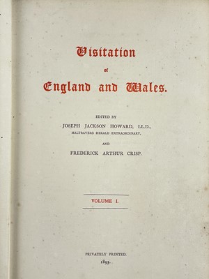 Lot 22 - (Heraldry and Genealogy) Frederick Arthur Crisp