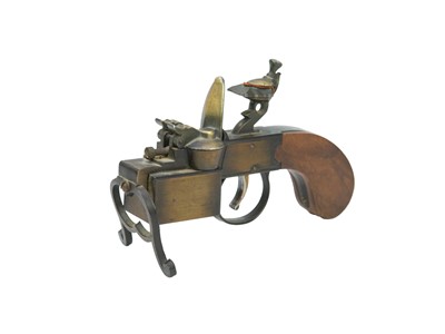 Lot 4 - A Dunhill 'Tinder Pistol' table lighter.