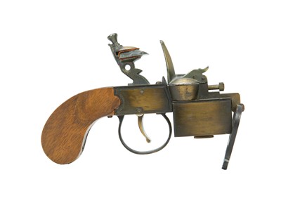 Lot 4 - A Dunhill 'Tinder Pistol' table lighter.