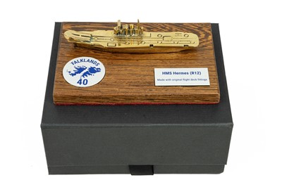 Lot 113 - Icarus Originals HMS Hermes (R12) model.