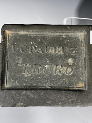 Lot 322 - A 19th century Cornish tin 28lb ingot,...