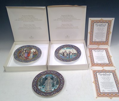 Lot 17 - Three Russian Fairy Tale Plates, Villeroy &...