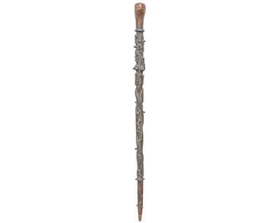 Lot 78 - An unusual folk art carved walking stick.