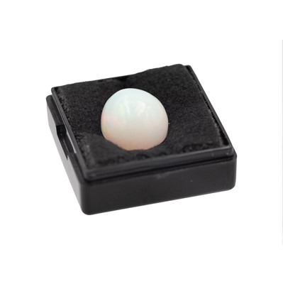Lot 171 - A loose oval cabochon white opal.