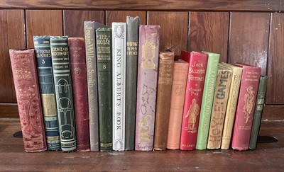 Lot 124 - A collection of seventeen bound books, several...
