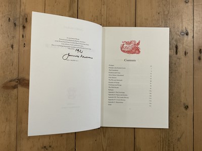 Lot 102 - A signed copy of James Moran's 'The Double...