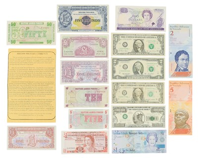 Lot 214 - Misc. Bank Notes x16.