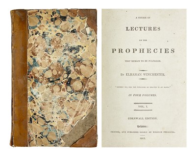 Lot 14 - (William Penaluna Publisher) Elhanan Winchester