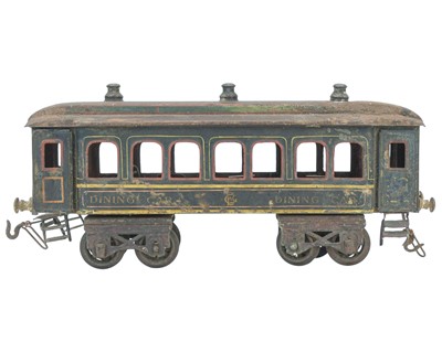 Lot 252 - A Bing gauge 1 tinplate dining car.