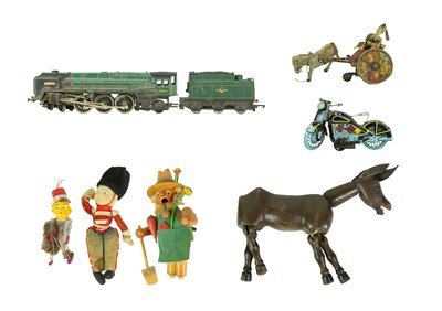 Lot 267 - A Lehmann tin plate Balky Mule clockwork tinplate toy.