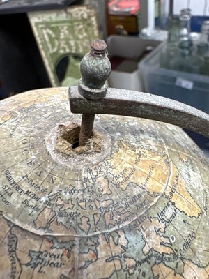 Lot 65 - A Philip's 6" terrestrial globe.