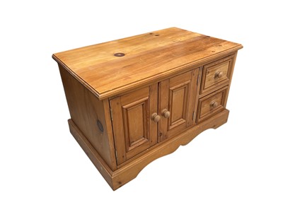 Lot 93 - A Small Pine Sideboard, 48cm tall, 79cm wide...