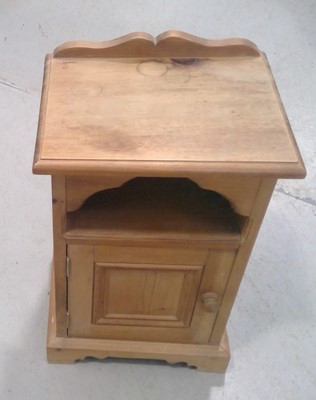 Lot 14 - A Pine Bedside Cabinet, 65cm tall, 40cm wide...