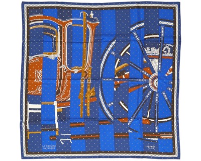 Lot 332 - HERMES - A silk scarf in original box.