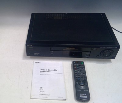Lot 22 - A Sony SLV-E720EXIUX Video Recorder and Remote....