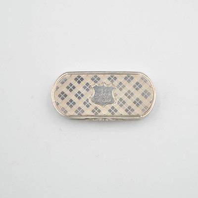 Lot A Victorian silver vinaigrette by Nathaniel Mills.