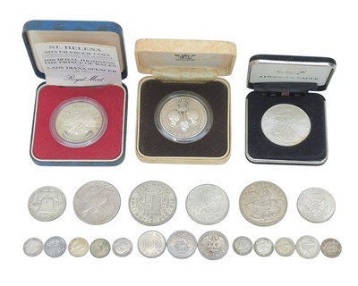 Lot 200 - Great Britain and World Silver Coins.