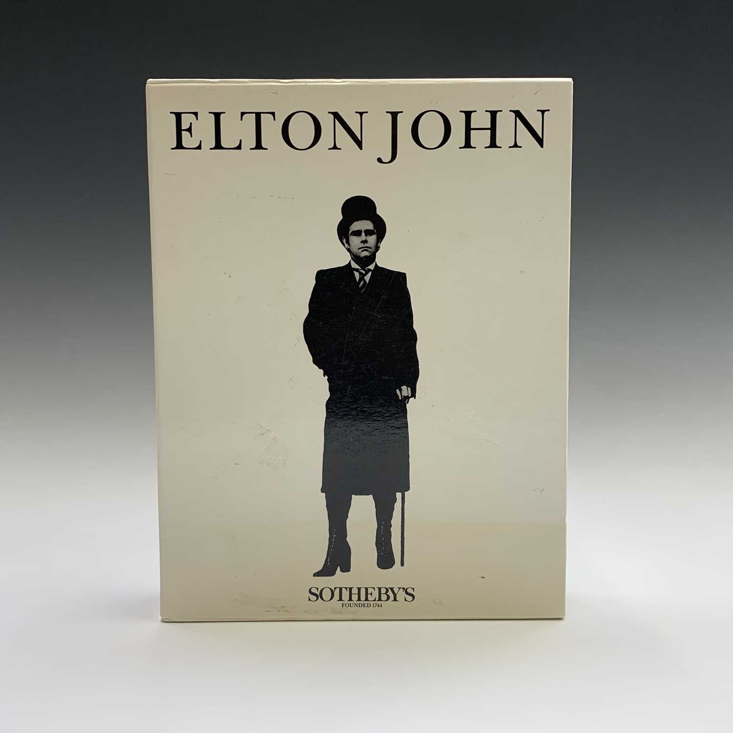 Lot 122 Elton John. The four volume auction