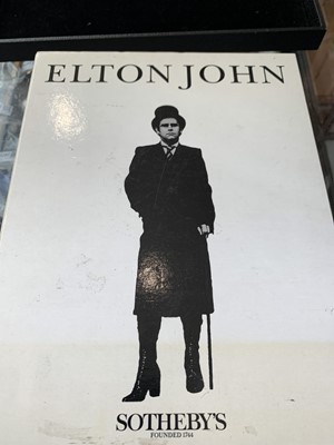 Lot 122 - Elton John. The four volume auction catalogue,...