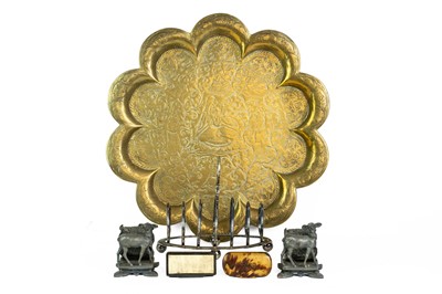 Lot 44 - A pair of Reed & Barton plated metal napkin rings.