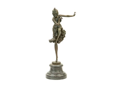 Lot 648 - After Chiparus - Dancer.
