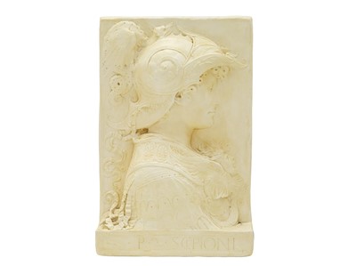 Lot 41 - A plaster relief of Scipioni, after Verrocchio
