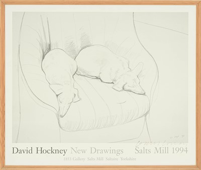 Lot 526 - David Hockney: New Drawings. Salts Mill 1994