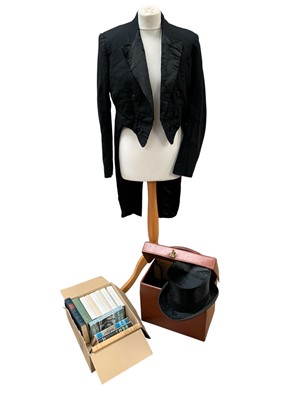 Lot 19 - A Lock & Co. top hat in fitted leather case.