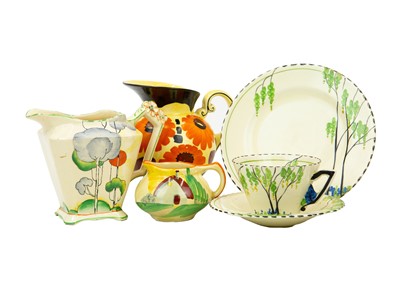 Lot 632 - A Susie Cooper 'Homestead' pattern small jug.