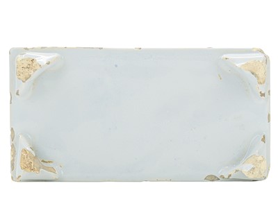 Lot 711 - A rare English Delft flower brick.