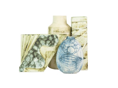 Lot 595 - Four Carn pottery vases.