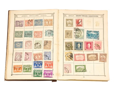 Lot 271 - Early Stamp Collection and Silver Stamp Box.