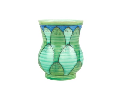 Lot 707 - Charlotte Rhead for Crown Ducal, A Turin pattern vase.