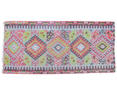 Lot 472 - An Anatolian Kilim wool rug.